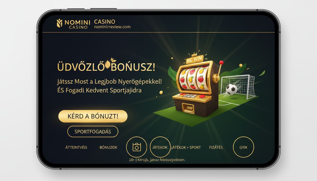 Nomini Casino prémium élmény
